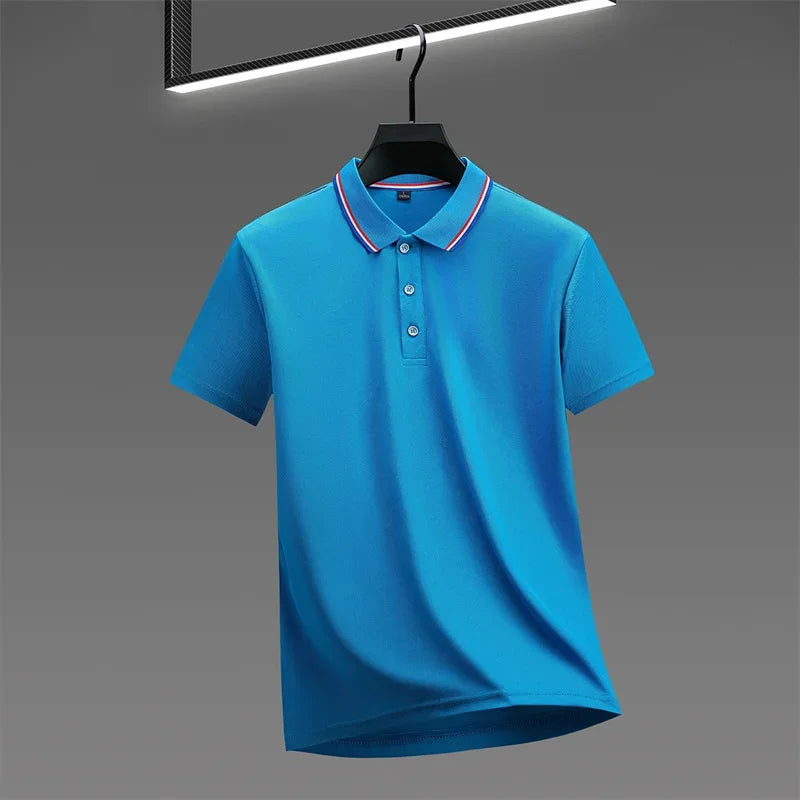 Men's Casual Short Sleeved Polo Shirt