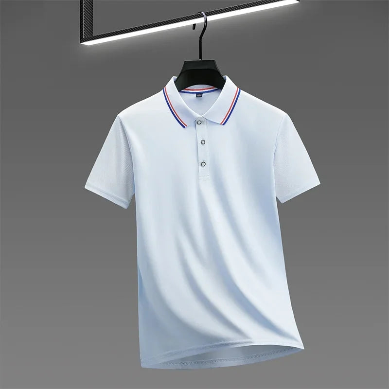 Men's Casual Short Sleeved Polo Shirt