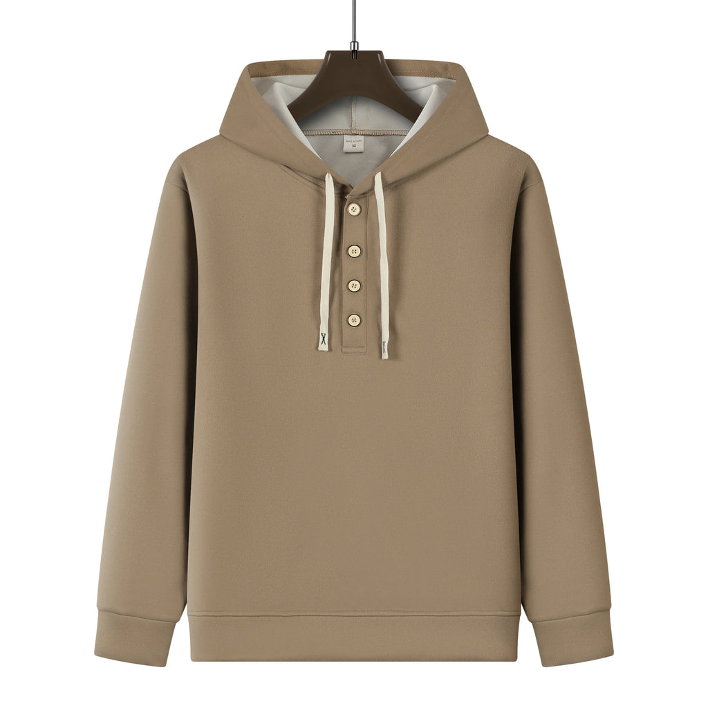 Men's Four button hoodie