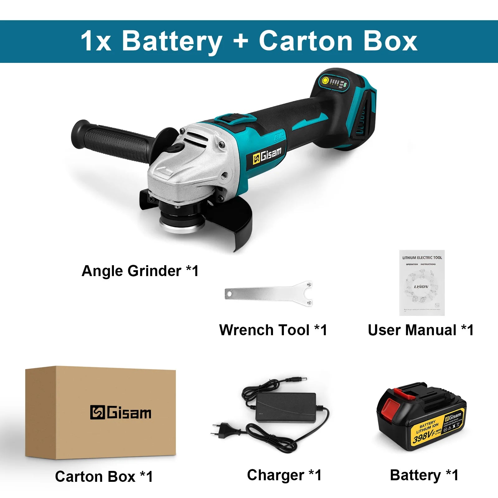 Gisam 125mm M14 Grinder Power Tools