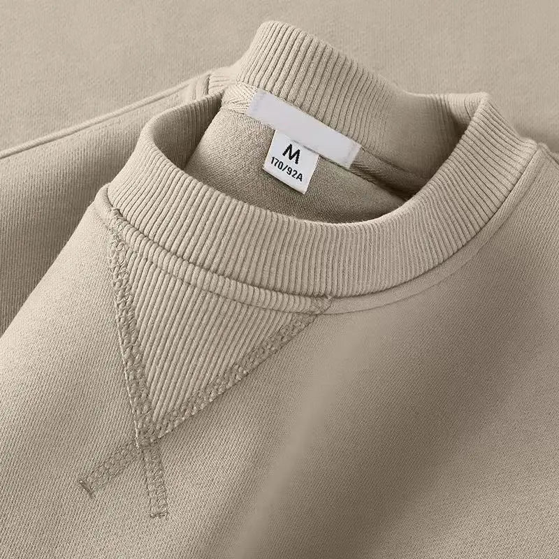 Men's Round-Neck Loose Sweatshirt