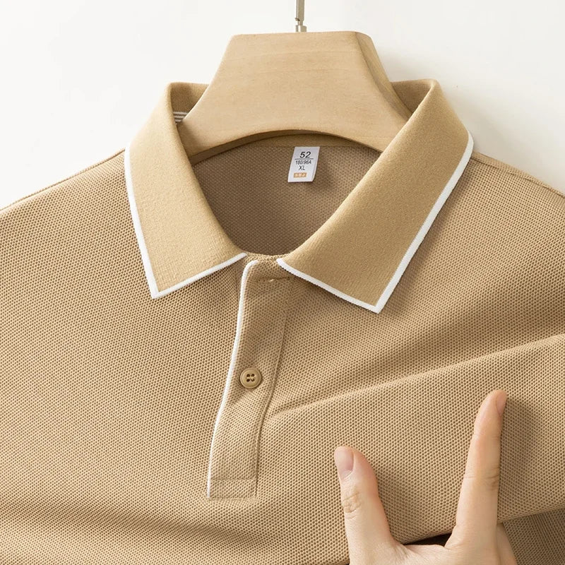 Solid Color Polo Shirt