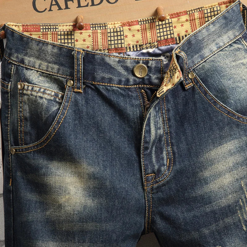 Vintage Men's Ripped Jeans