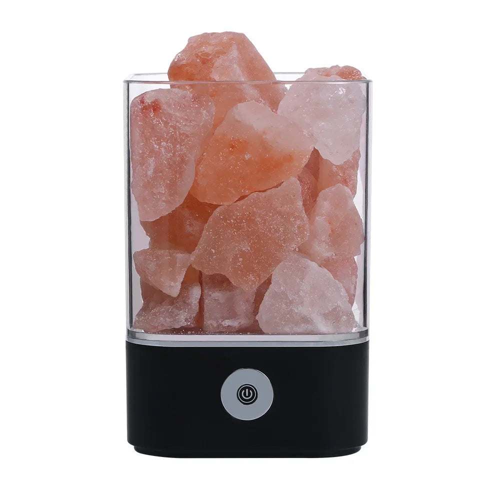Himalayan Crystal Salt Stone Night Light Lamp