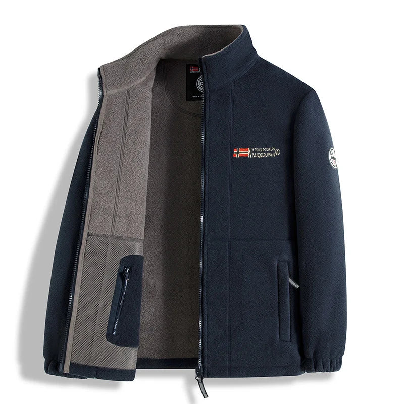 Men's  Thick Polar Fleece Jacket