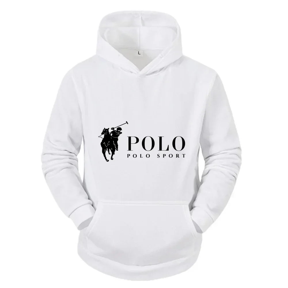 Men's POLO Printed  casual Hoodie