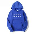 Men's solid color printed Hoodie