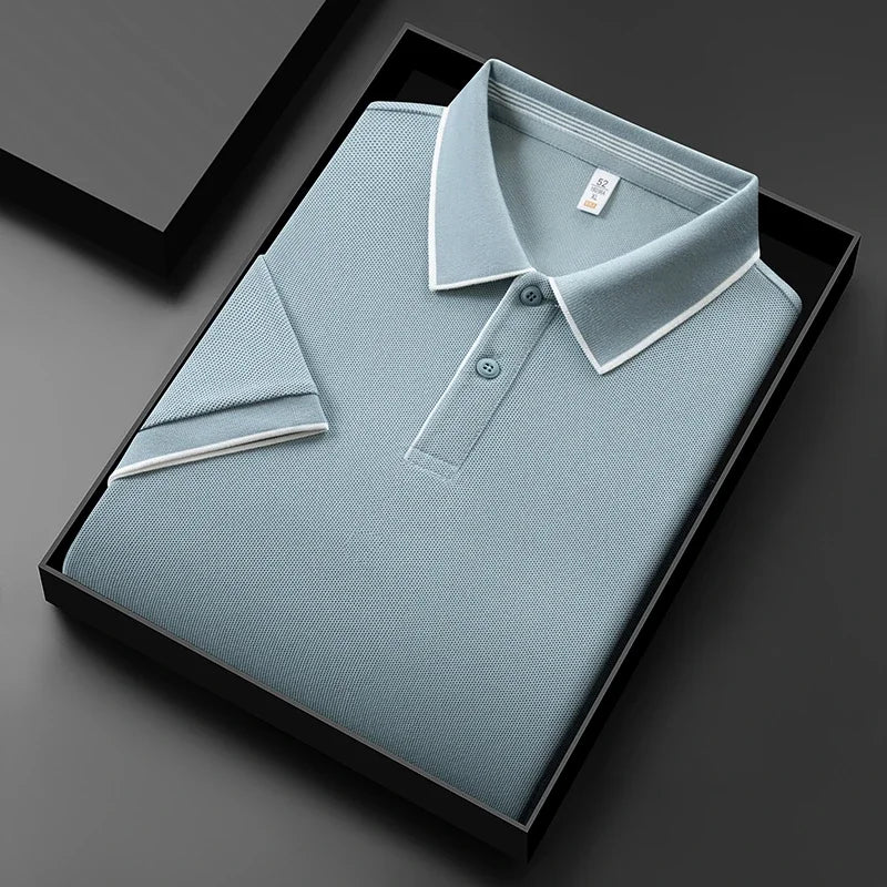 Solid Color Polo Shirt