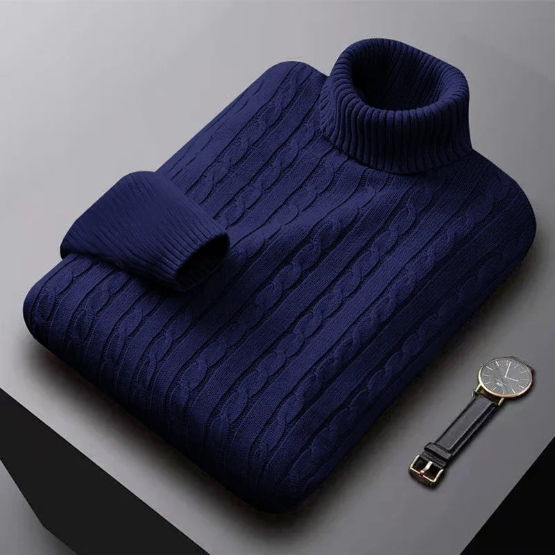 Men's Turtleneck Sweat Shirt