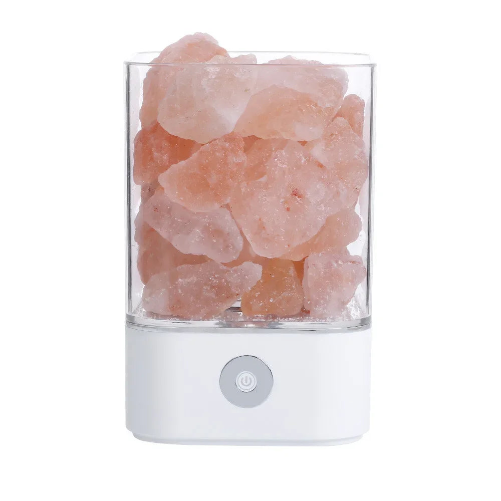 Himalayan Crystal Salt Stone Night Light Lamp