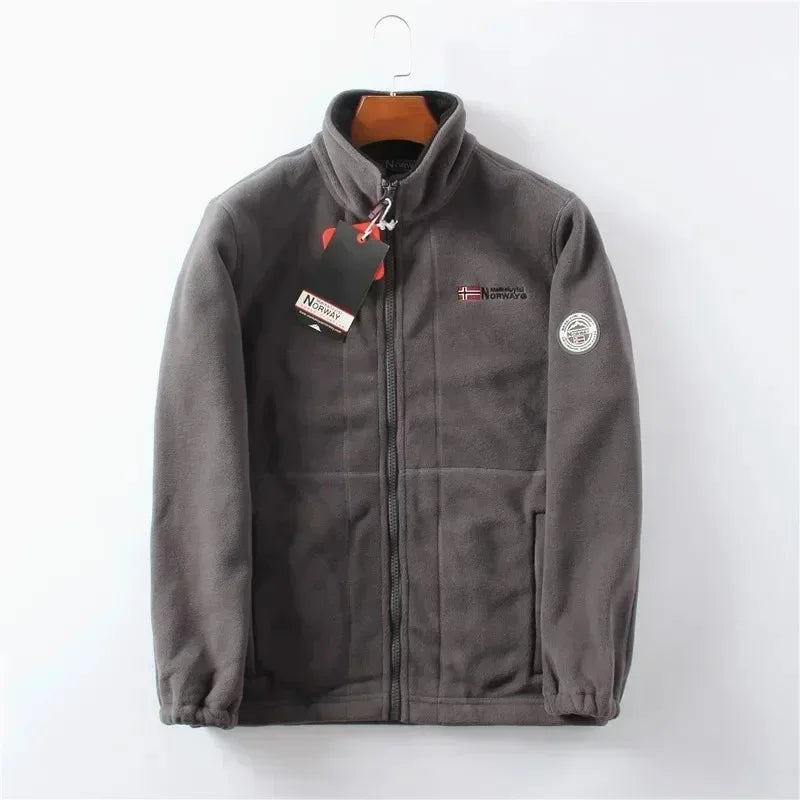 New Men's  Fleece Casual Jacket