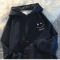 Men's Smiling Face printed Hoodie