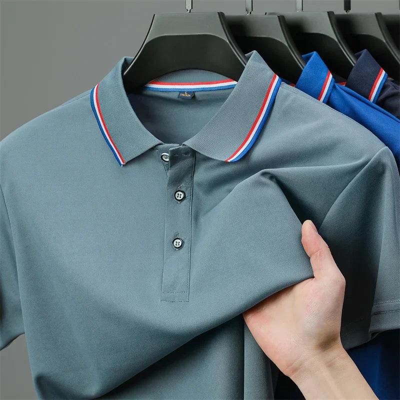 Men's Casual Short Sleeved Polo Shirt