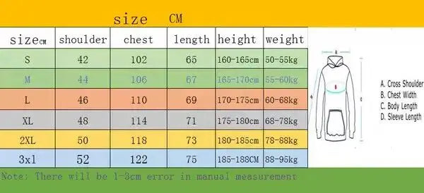 Men's solid color printed Hoodie