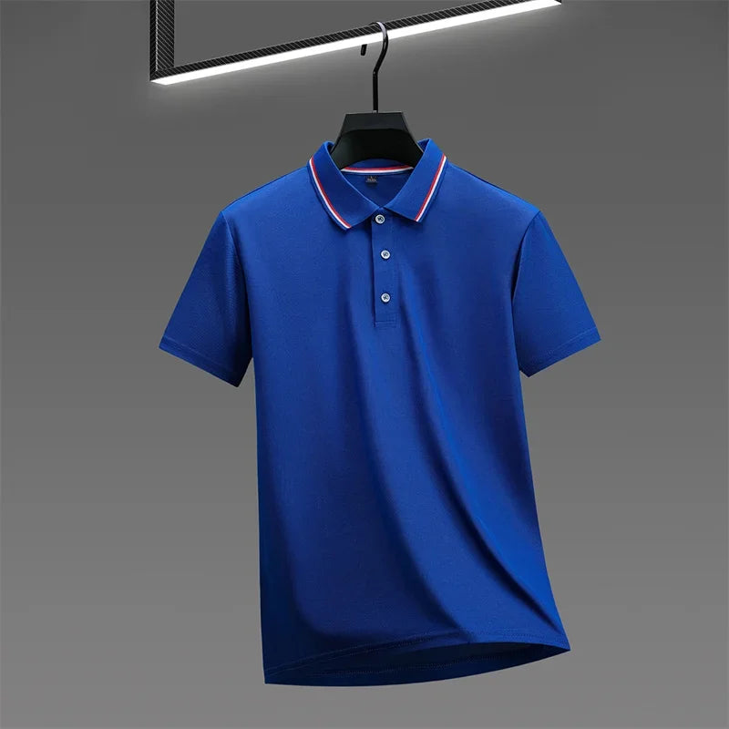 Men's Casual Short Sleeved Polo Shirt