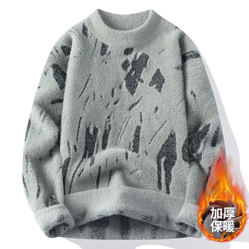 Men's Round Neck Soft Knitted Sweaters