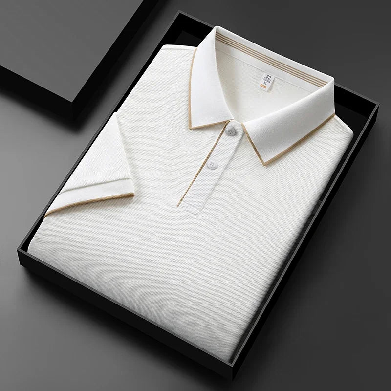 Solid Color Polo Shirt