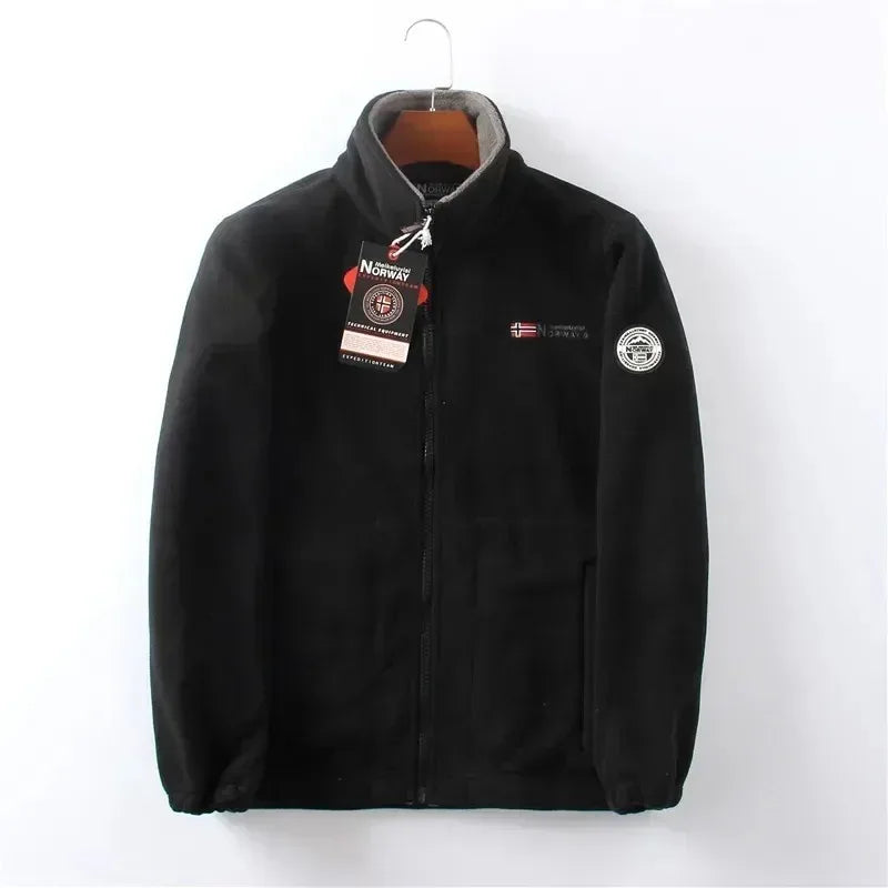New Men's  Fleece Casual Jacket