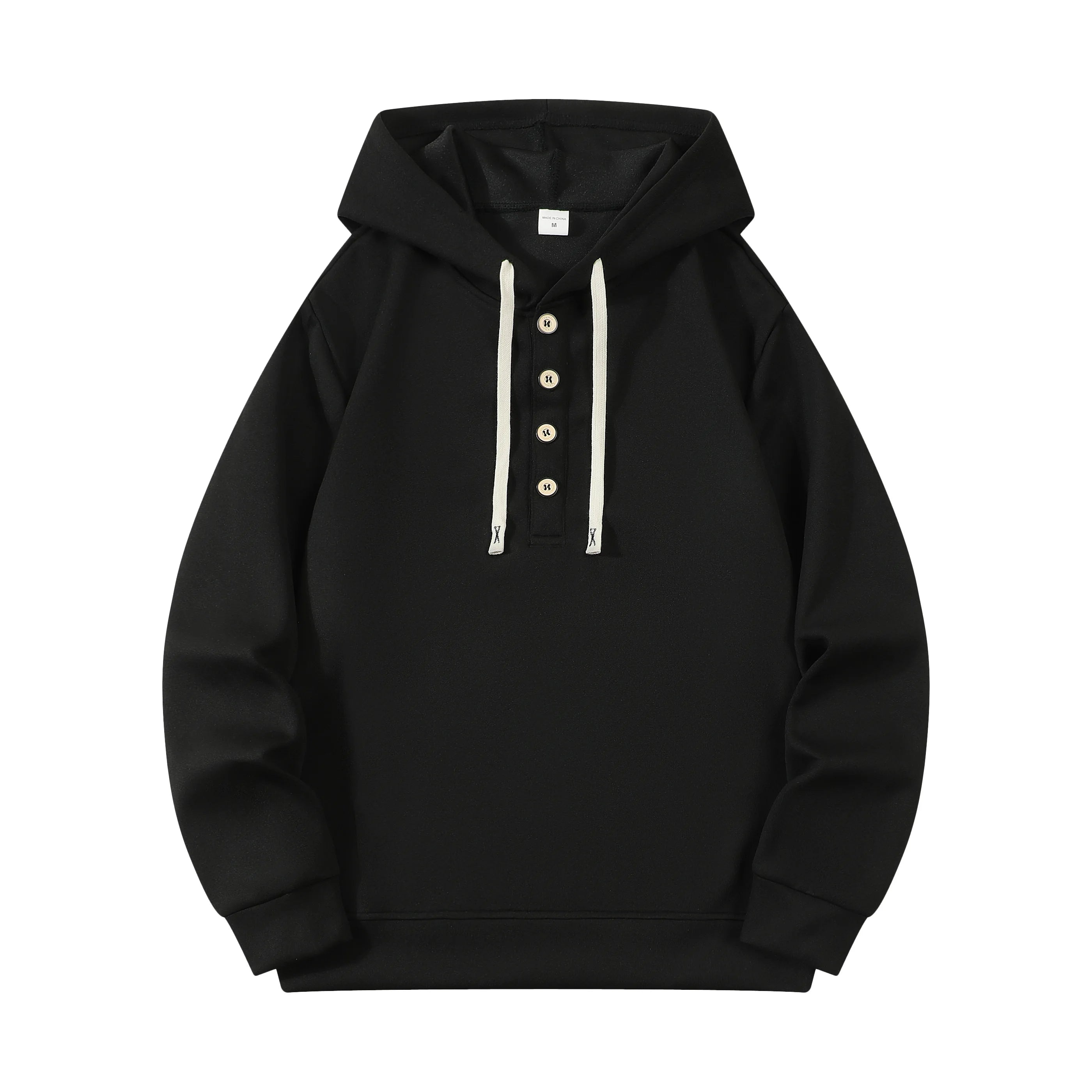Men's Four button hoodie