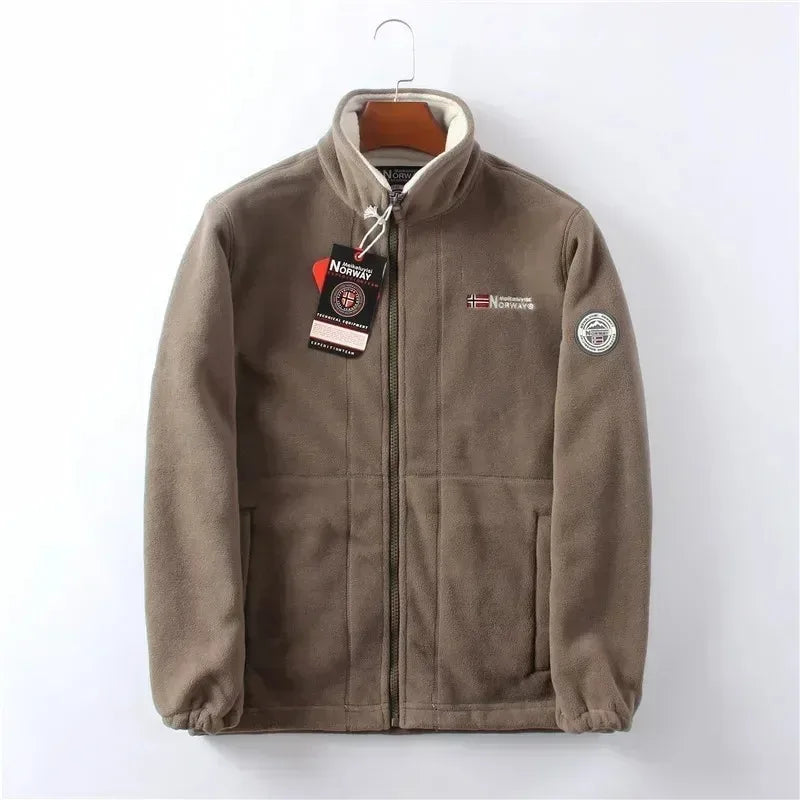 New Men's  Fleece Casual Jacket