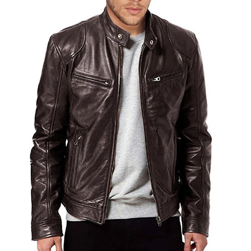 Man's Motorcycle Leather Jacket