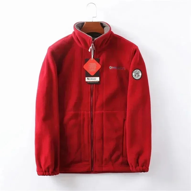 New Men's  Fleece Casual Jacket