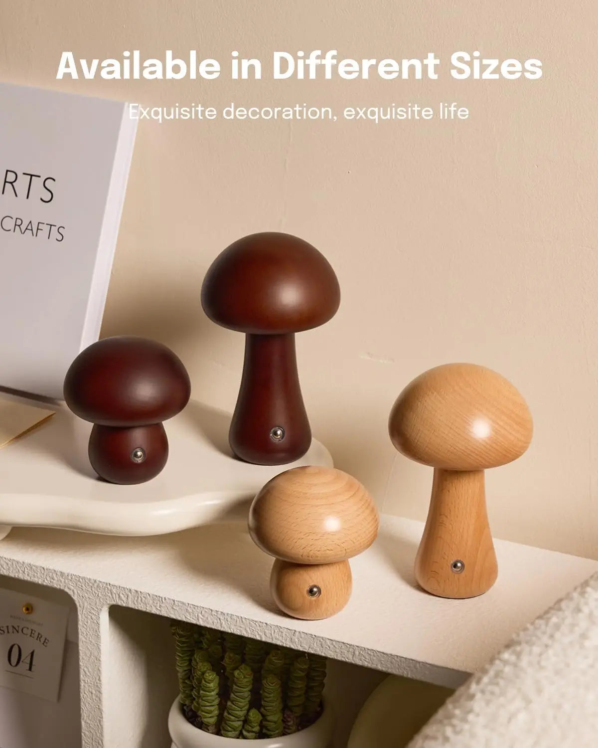 Mushroom Shaped Bedside Table Lamp