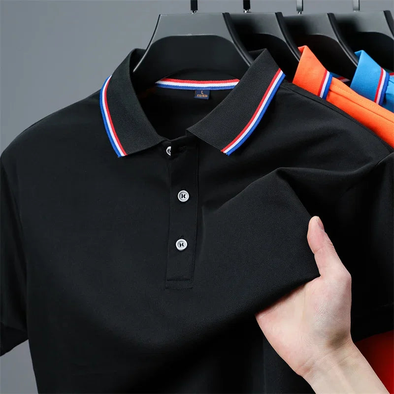 Men's Casual Short Sleeved Polo Shirt