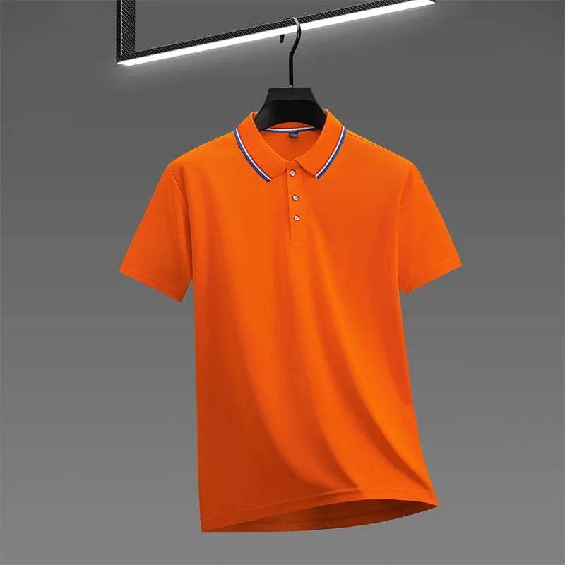 Men's Casual Short Sleeved Polo Shirt