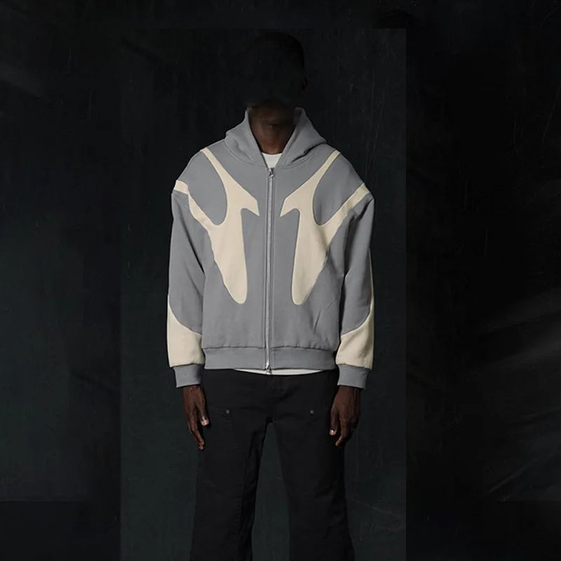 American Devil Pattern Hoodie