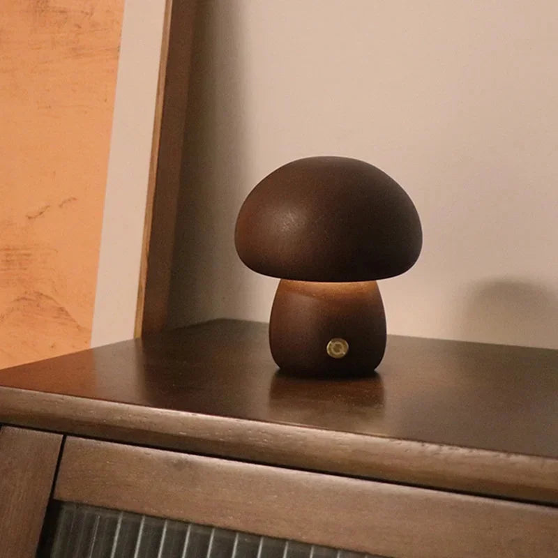 Mushroom Shaped Bedside Table Lamp