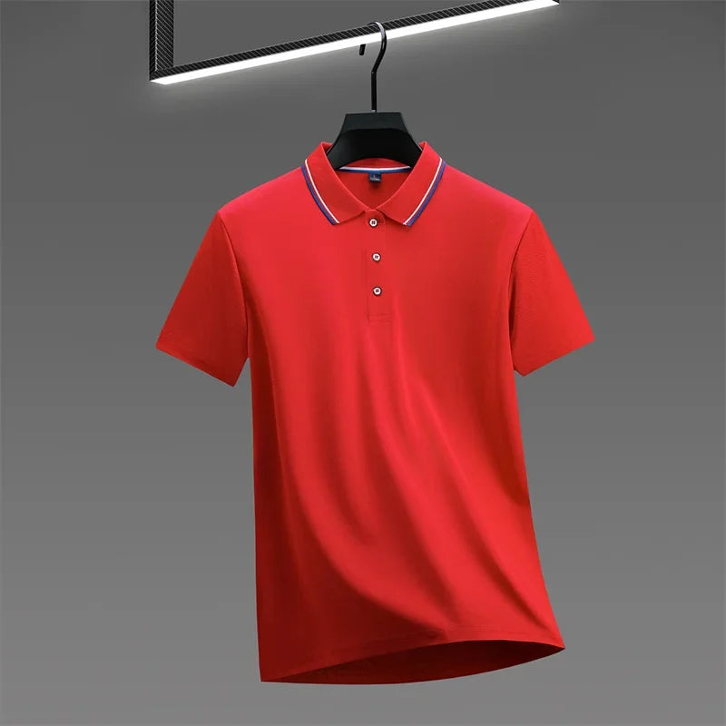 Men's Casual Short Sleeved Polo Shirt