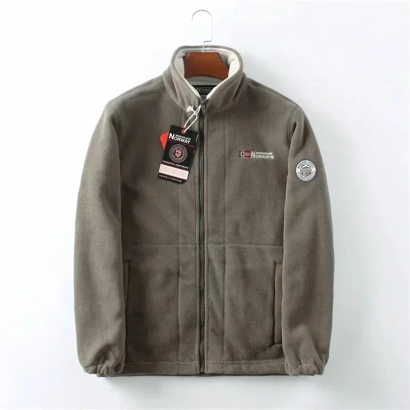 New Men's  Fleece Casual Jacket