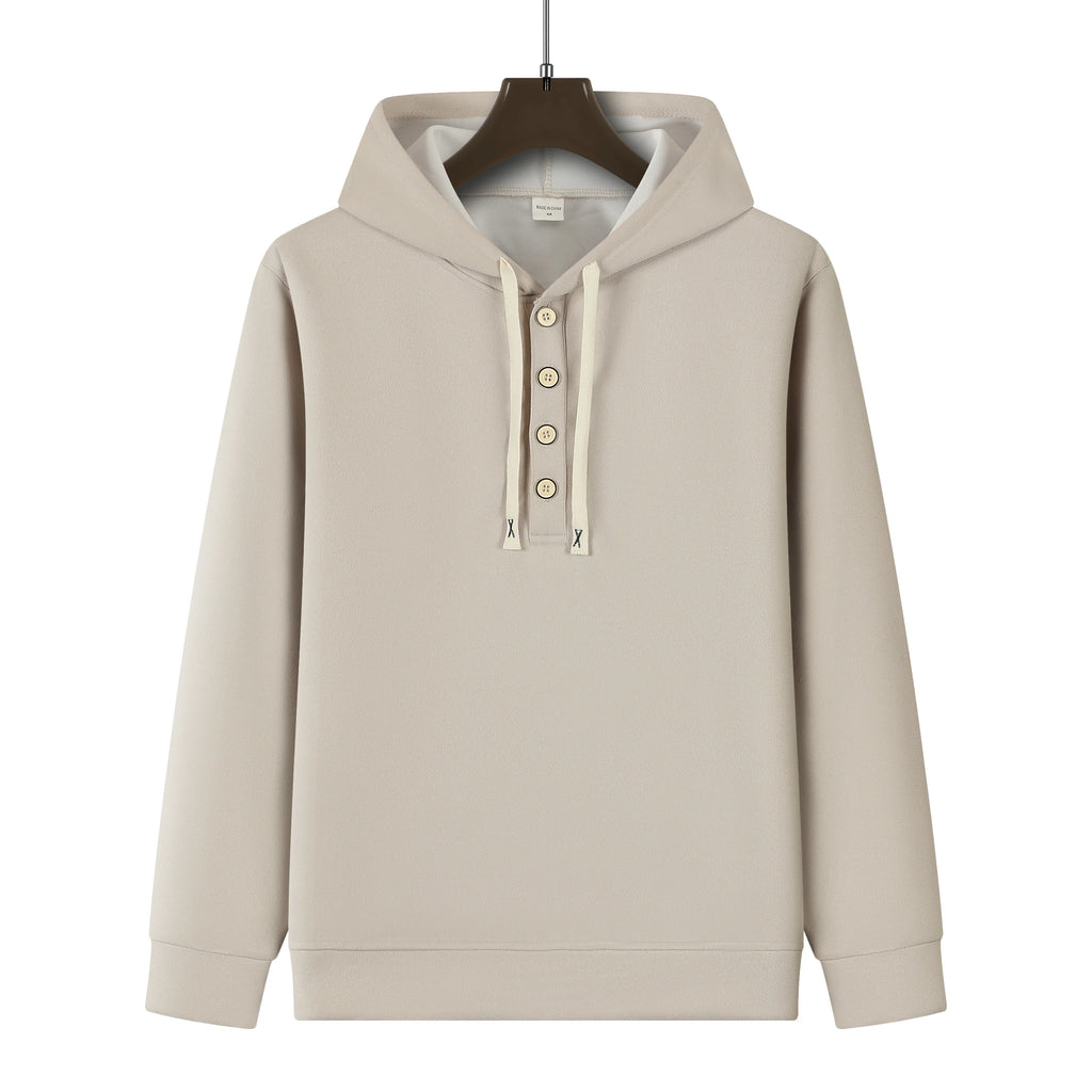 Men's Four button hoodie