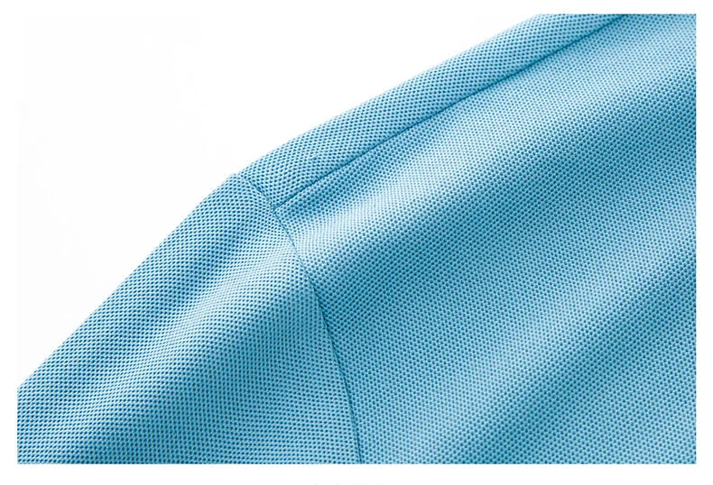 Men's Embroidery Long Sleeve Polo Shirt