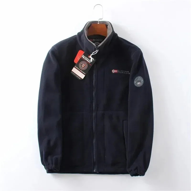 New Men's  Fleece Casual Jacket