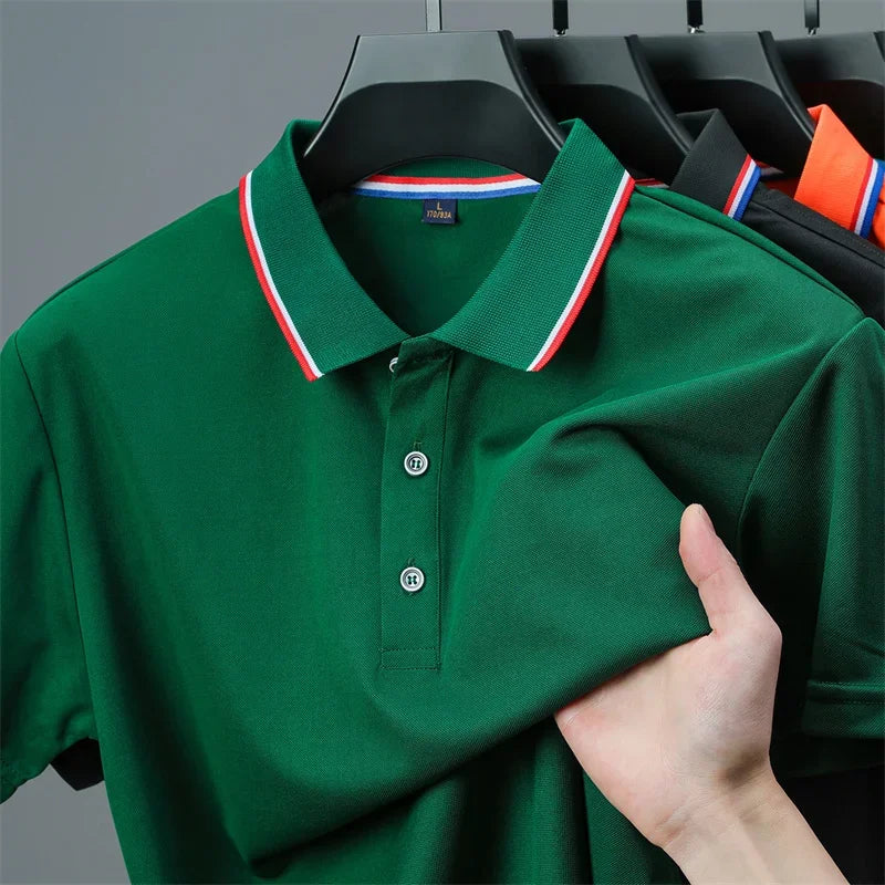 Men's Casual Short Sleeved Polo Shirt